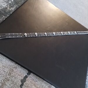 Silver Cross Embellished Belt